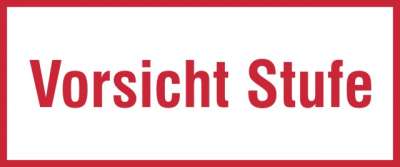 Indigos UG Sicherheitsaufkleber „Für Fußgänger Verboten“ – 10 Cm, Wetterfest, Für Tür & Wand